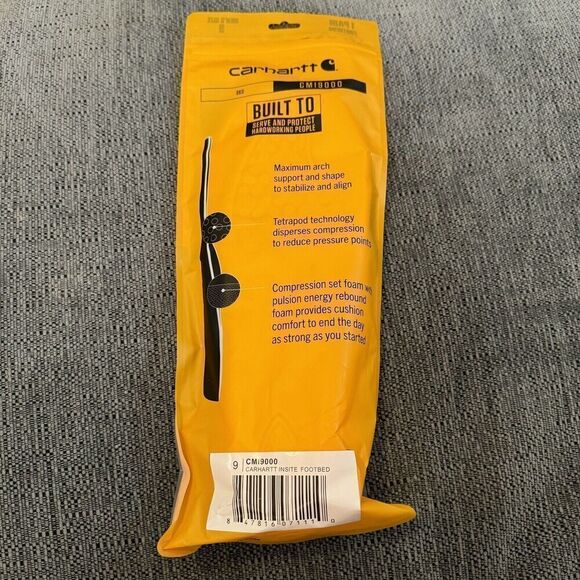 Carhartt Insite Insoles Men’s Size 9 - Footbeds SKU: CMI9000 Model: FI9000-M - Picture 3 of 4